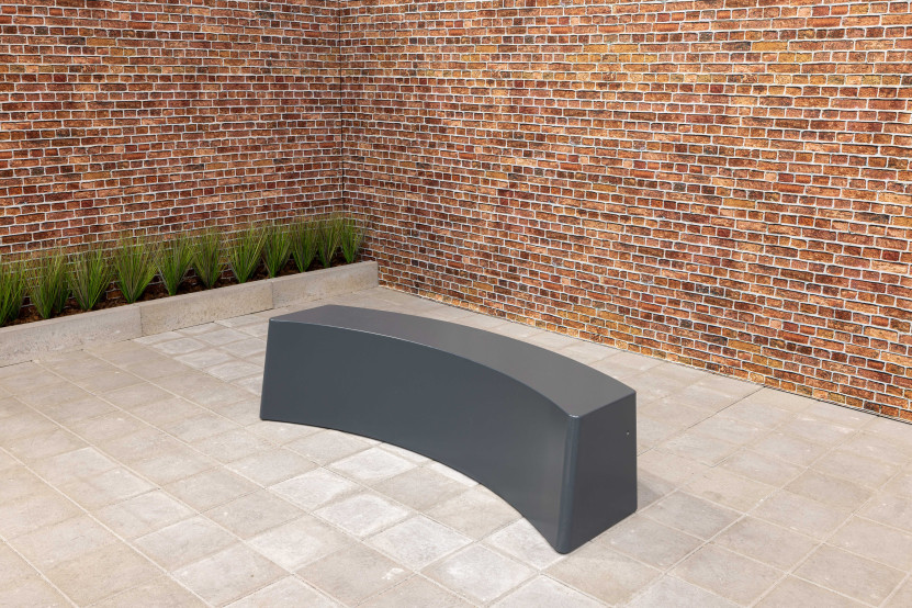 Banc Standard ovale anthracite